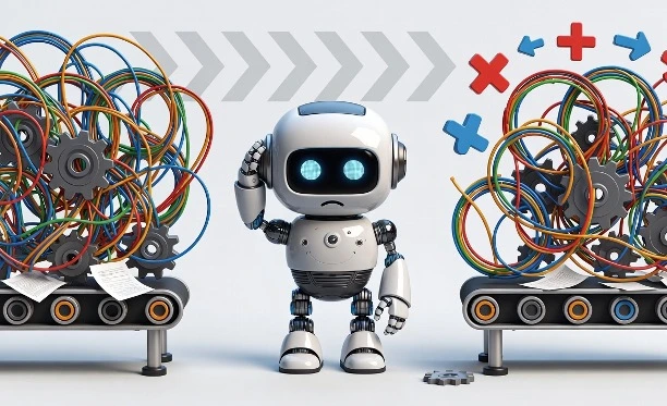 AI makes bad processes worse